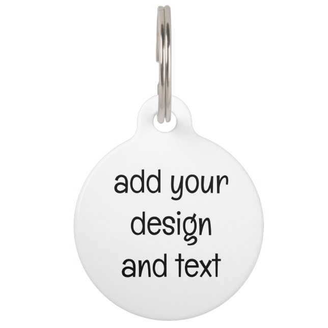 Add Your Design Haustiermarke (Vorderseite)