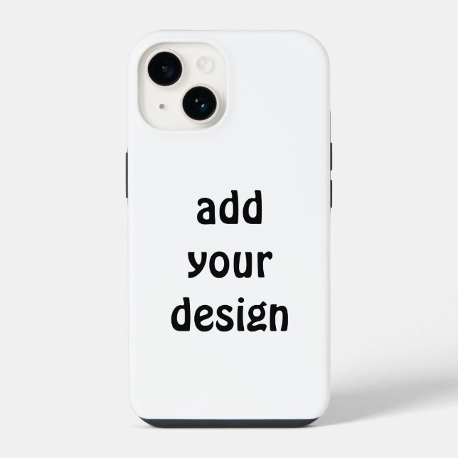 Add Your Design iPhone Hülle (Rückseite)