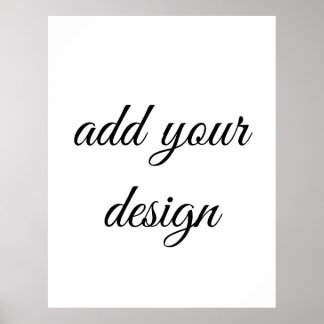 Add Your Design Poster
