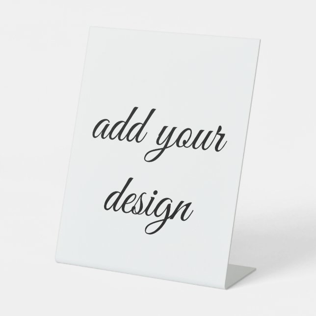 Add Your Design Sockelschild (Vorderseite)