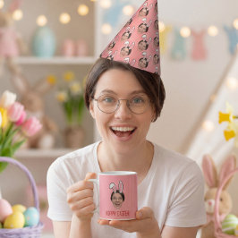 Add Your Face Personalized Easter Bunny Ears Photo Partyhütchen