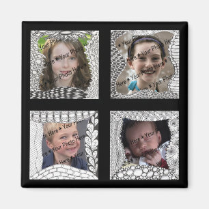 Add-Your-Fotos 4 FotoCollage Magnet