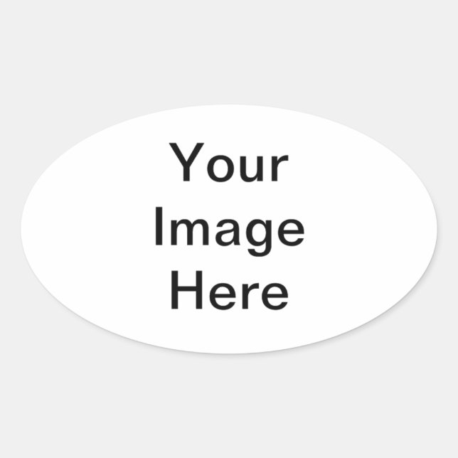 "Add Your Image" Arts4-Wohltätigkeit Ovaler Aufkleber (Vorderseite)