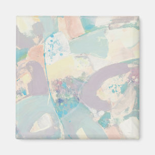 Add Your Initial White Rock Pastel Magnet