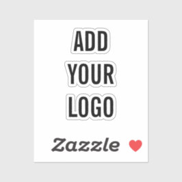 ADD YOUR LOGO AUFKLEBER