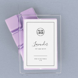 Add Your Logo Black Border Product Label Weinetikett