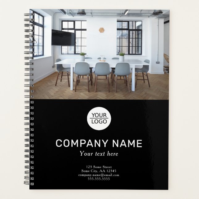 Add your Logo Custom Text Promotion Photo Planer (Vorderseite)
