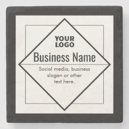 Add Your Logo Customizable Template Steinuntersetzer