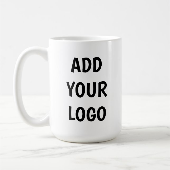 ADD YOUR LOGO KAFFEETASSE (Links)
