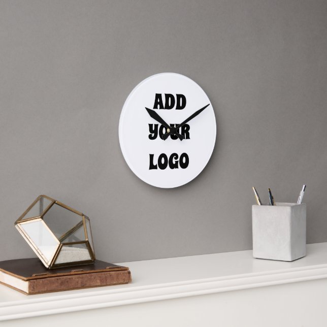 ADD YOUR LOGO RUNDE WANDUHR (Büro)