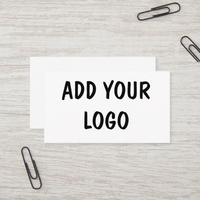 ADD YOUR LOGO VISITENKARTE (Vorderseite/Rückseite Beispiel)