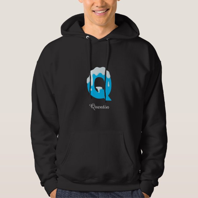 Add your name to your hoodie (Letter Q) (Vorderseite)