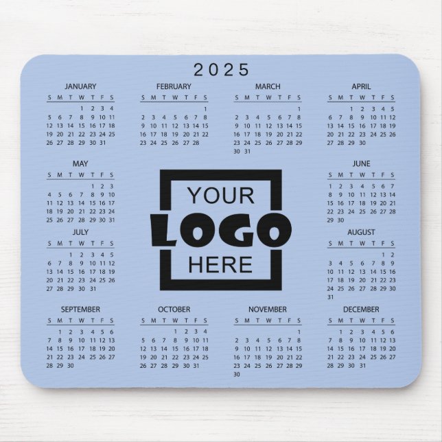 Add your own business logo 2025 Calendar Mousepad (Vorne)