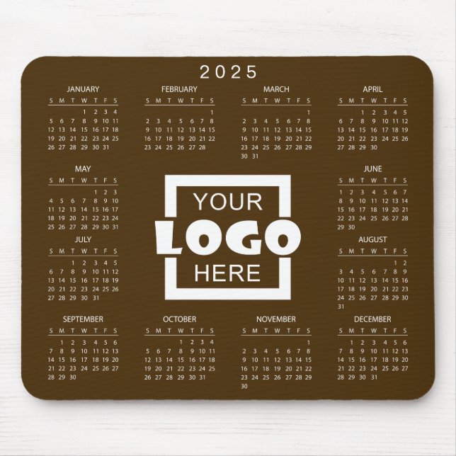 Add your own business logo 2025 Calendar Mousepad (Vorne)