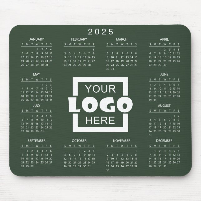 Add your own business logo 2025 Calendar Mousepad (Vorne)