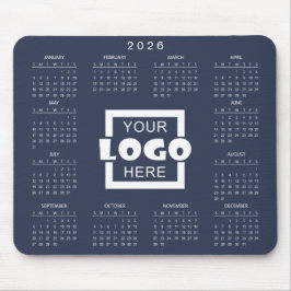 Add Your Own Business Logo 2026 Calendar Mousepad