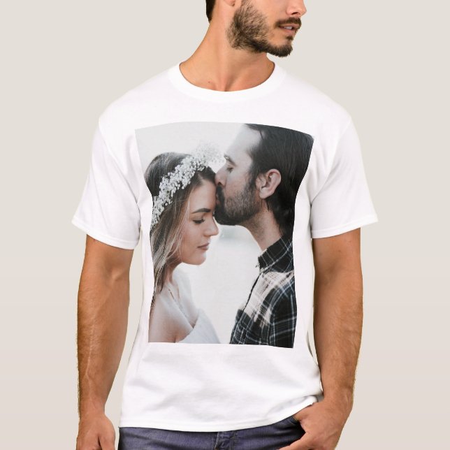 Add Your Own Custom Photo Double Sided    T-Shirt (Vorderseite)