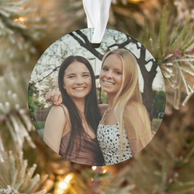 Add Your Own Custom Photo Ornament (Baum)