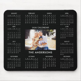 Add Your Own Family Photo 2026 Calendar | Mousepad