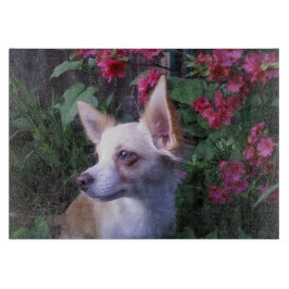 "Add-Your-Own-Foto" Glasschneidebrett Schneidebrett