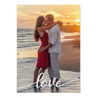 Add Your Own Romantic Love Photo Enlargement