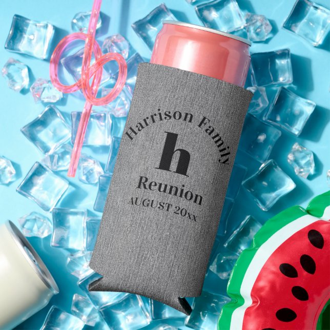 Add Your Photo Family Reunion Popular Slim Selters Dosenkühler (In Situ Sommer)