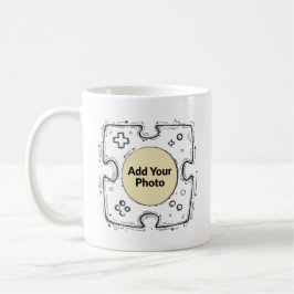 Add Your Photo Gamer Controller Doodle Frame  Kaffeetasse