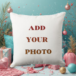 Add Your Photo Modern Elegant Minimal Style Custom Kissen