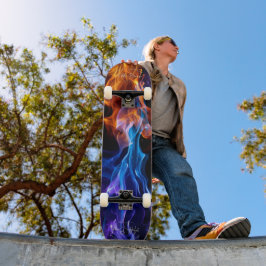 Adda_Bouch Feuer Skateboard