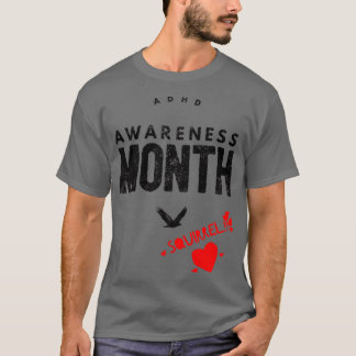 ADDADHD Awareness Month ist Oktober SQUIRREL 1 T-Shirt