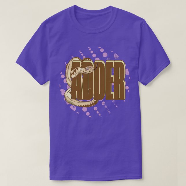 Adder Viper Schlange T-Shirt (Design vorne)