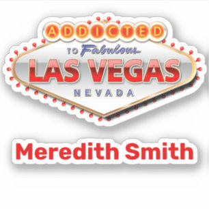 Addicent to Fabulous Las Vegas, NV Aufkleber
