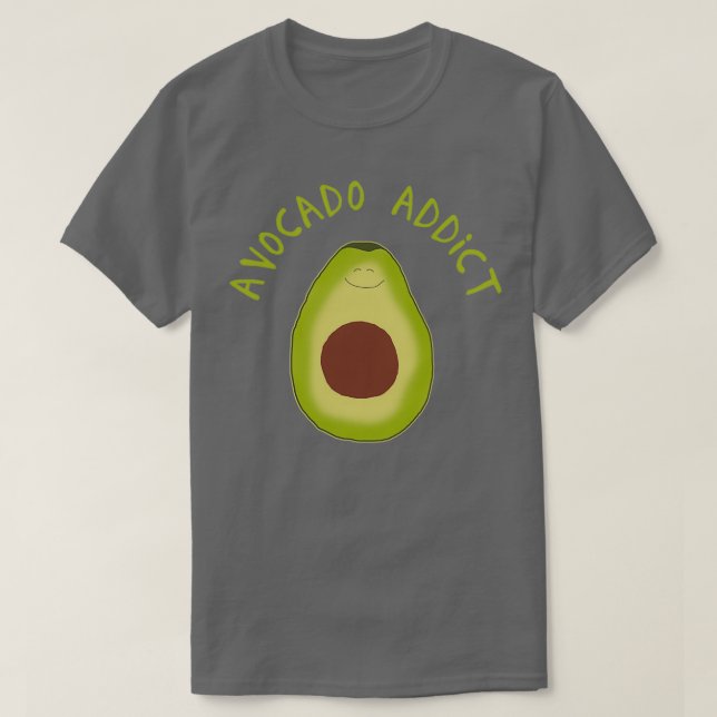Addict Avocado 1 T-Shirt (Design vorne)