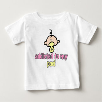 Addicted to my paci (Mädchen) Baby T-shirt