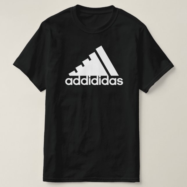 Addididas (schwarz) T-Shirt (Design vorne)