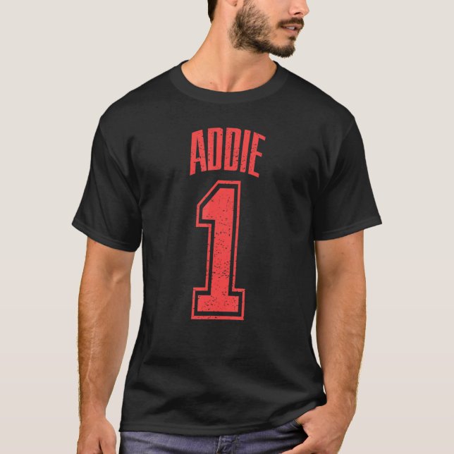 Addie Supporter Nummer 1 Großer Lüfter T-Shirt (Vorderseite)