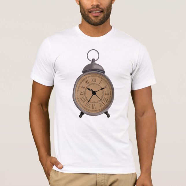 Addierbare Vintage Alarmanlage T-Shirt (Vorderseite)