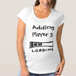 Addieren Mutterschaftsdes Shirts des Spieler-|