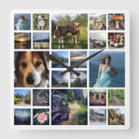 Addieren Sie einfach Bild-Collage der