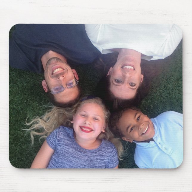 Addieren Sie Familien-Bild, um Ihre Mausunterlage Mousepad (Vorne)