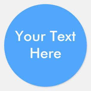 Addieren Sie Ihr Bild oder Text hier Runder Aufkleber