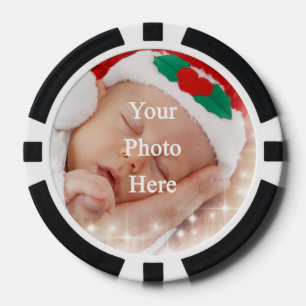 Addieren Sie Ihr eigenes Foto Pokerchips