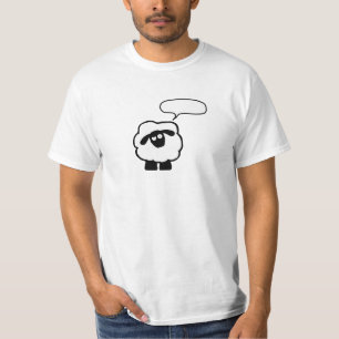 Addieren Sie Ihr eigenes Text-Schaf-Shirt T-Shirt
