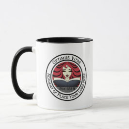 Addieren Sie Ihr Firmengeschäftslogo hier. Tasse