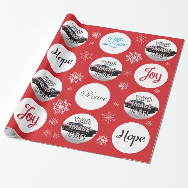 Addieren Sie Ihr Foto! Chevy Camaro Geschenkpapier (Ungerollt)