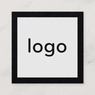 Addieren Sie Ihr handgemachtes rustikales Quadratische Visitenkarte