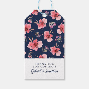 Addieren Sie Ihr Namens dunkles rosa Geschenkanhänger