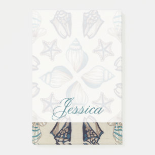 Addieren Sie Ihr Namens  KüstenKaleidoskop I Post-it Klebezettel