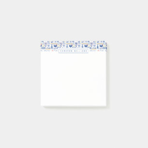 Addieren Sie Ihr Namens  Post-it Klebezettel