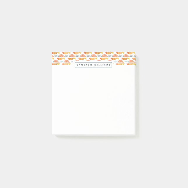 Addieren Sie Ihr Namens| Post-it Klebezettel (Vorderseite)